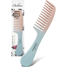 ピンク×ブルートリートメントコーム 【トップスタイリスト監修】ヘアケアコーム バスタイム